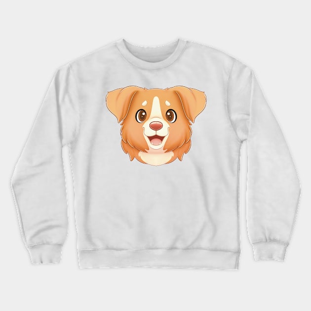 Cute Toller Crewneck Sweatshirt by TimeSkiff